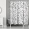 Monochromatic Spot Pattern 71" x 74" Shower Curtain